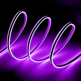 Neon Flex Tira LED Manguera WR-NS-PVC-8x16D-OY-220-P 6W 220VAC Emisión Doble 8x18mm 120xSMD2835 6W/M x1M 40.000H