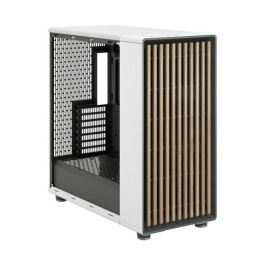 Fractal Design FD-C-NOR1X-04 Carcasa Midi Tower Blanco, Compatible con ATX, 3 Ventiladores 140mm, Vidrio Templado