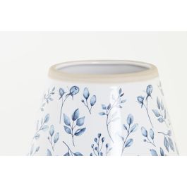 DKD Home Decor Jarrón Shabby Blanco Azul Porcelana 20 x 27.5 x 20 cm (4 Unidades)
