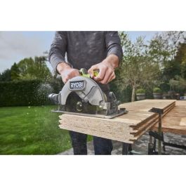 Ryobi AAAOB86315 Sierra circular sin escobillas 18V, disco 184x16mm, 4.500 rpm. Incluye hoja de 24 dientes