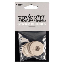 Ernie Ball Strap Blocks 4 Pcs - Gris