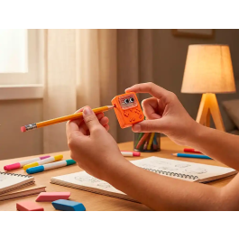 Imaginovo Goma de borrar con forma de consola con sacapuntas, colores surtidos