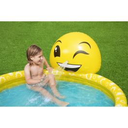Bestway Piscina Hinchable Infantil Chorro Sonrisa 165x144x69 cm +2 Años Jardin 53081 Bestway Piscina Hinchable Infantil Chorro Sonrisa 165x144x69 cm +2 Años Jardin 53081