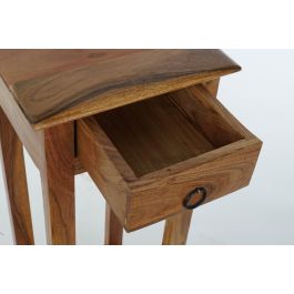 DKD Home Decor Telefonera Colonial Madera Maciza Acacia Natural 30 x 86 x 30 cm