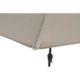 DKD Home Decor Parasol Terraza Y Jardin Arena Negro 265 x 250 x 265 cm UV 50+ Reclinable