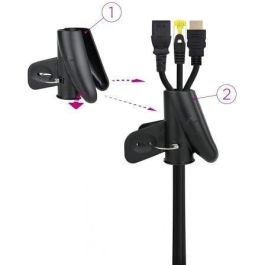 Nanocable 10.36.0001-BK Organizador de Cables Flexible en Espiral 1 Metro Negro - Plástico Alta Resistencia y Fácil Instalación hasta 25mm Nanocable 10.36.0001-BK Organizador de Cables Flexible en Espiral 1 Metro Negro - Plástico Alta Resistencia y Fácil Instalación hasta 25mm