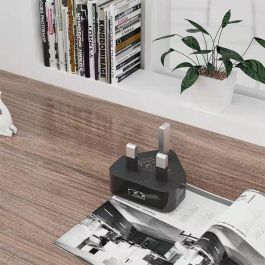 CoreParts USB Power Charger 5W 5V 1A Output: Single USB, Input: 100-240V UK Plug, for all mobile phones other devices, Black Color, USB Charger, USB Adapter for iPhone 6, 7, 8, X and iPad Air, iPad Pro, iPad 4,5,6,7,8