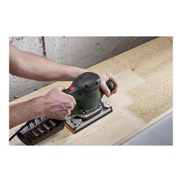 Wolfcraft Hojas de lijar perforadas de corindón, 93 x 230 mm, grano 40, pack 5 uds