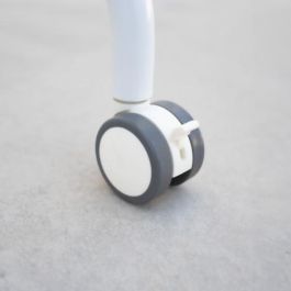 TOOQ Soporte suelo ruedas "ILOVE" pantalla 49-80 blanco