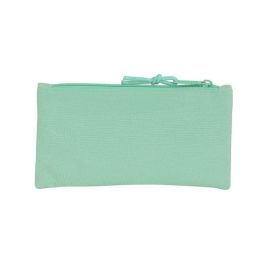 Blackfit8 Portatodo Escolar Doble Cremallera Turquesa para Niños, Estuche Resistente para Lápices y Material Escolar, Poliéster 600D