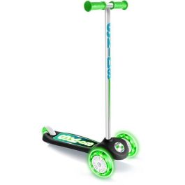 Stamp Scooter de 3 Ruedas con Equilibrio, Ruedas Delanteras Luminosas sin Pilas, Plataforma Antideslizante y Freno Trasero ABEC 5