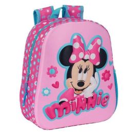 Safta Mochila 3D Minnie Mouse 27x33x10 cm, ideal para niños a partir de 3 años