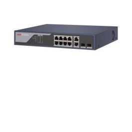 Hikvision Switch PoE Gestionable L2 Smart 8 Puertos Fast Ethernet 100Mbps + 2 Gigabit Combo 125W 300m Watchdog VLAN QoS SNMP Precio: 194.62366. SKU: B1KME8RQY2