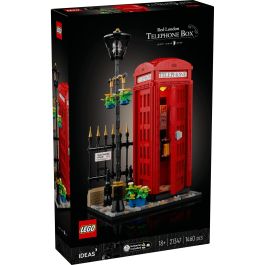 LEGO Ideas Cabina Telefónica Roja de Londres 21347 - Juego de Construcción de Plástico con 1460 Piezas para Adultos