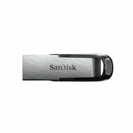 Memoria USB SanDisk Ultra Flair Negro Plateado