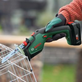 Bosch Keo 18 Podadora a Batería Ion Litio con Sistema SDS, Capacidad Corte hasta 8 cm, Cuchillas Intercambiables, Incluye Hoja S644D y Cargador