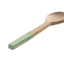 DKD Home Decor Utensilios Moderno Set de 2 Lacado Verde Natural, 32 cm. Apto para Lavavajillas - Colección National Green