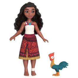 Mattel Jbt78 Gran Catamarán de Aventura Vaiana 2 Disney Princess, Muñeca Vaiana y Heihei, 6 Zonas de Juego, Flotante 60cm, +3 años