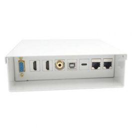 AISENS - CAJA DE CONEXIONES VGA+JACK3.5+2XHDMI+1XUSB-C+1XUSB-B+2XRJ45 CAT.6A STP, BLANCO Precio: 25.4999998. SKU: B13KHNXZCA