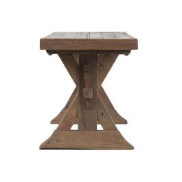 DKD Home Decor Banco Balines Madera Reciclada Natural 180 x 38 x 45 cm