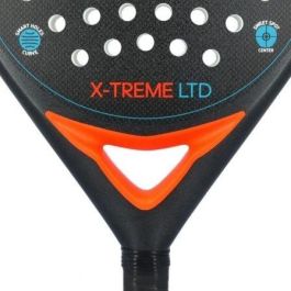 Adidas X-Treme LTD XTREME BK OR Pala de Pádel, Negra y Naranja, Forma Redonda, Control Optimizado, Goma EVA SOFT