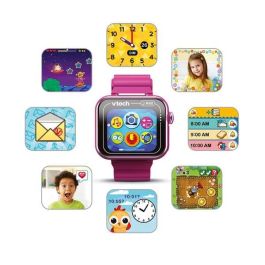 Vtech Kidizoom Smartwatch Max Reloj Interactivo Frambuesa Pantalla Táctil Fotos Selfies Videos Juegos Dimensiones 5,4x22,4x1,7 cm
