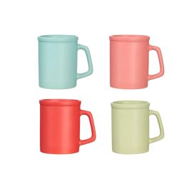 Vessia Jarra Surtidos Col Vivos 550 ml, Cerámica, Colores Surtidos, 13.5x12.2x9.7 cm (Set de 24)