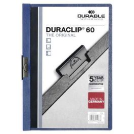 Durable Carpeta Dossier Pinza Duraclip 60 Azul Oscuro A4 -25U- Precio: 38.59000002. SKU: B14CEMK66D