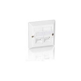 EQUIP 761301 Caja de Empotrar para 2 Keystone 45°, RAL 9010 Blanco Precio: 17.69000035. SKU: B1FCL7HZH4