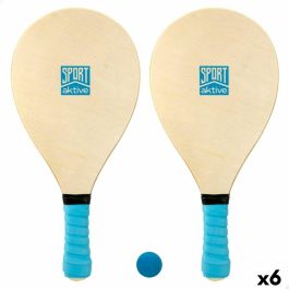 Palas de Playa con Pelota Aktive 20 x 44 x 1 cm (6 Unidades) Precio: 41.50000041. SKU: B17B3AHX7H