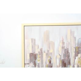 DKD Home Decor Cuadro Loft Ciudad Hecho a Mano Lienzo Gris Beige 100 x 100 cm (2 Unidades) DKD Home Decor Cuadro Loft Ciudad Hecho a Mano Lienzo Gris Beige 100 x 100 cm (2 Unidades)