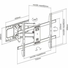 Stell SHO 5630 Soporte para TV móvil 37-80 pulgadas Stell SHO 5630 Soporte para TV móvil 37-80 pulgadas