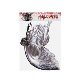 Alas de Mariposa Negras con Diseño de Calaveras Góticas para Disfraces