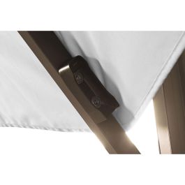Sombrilla Home ESPRIT Gris oscuro Marrón claro 290 x 350 x 280 cm Sombrilla Home ESPRIT Gris oscuro Marrón claro 290 x 350 x 280 cm