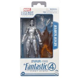 Hasbro Figura Estela Plateada Marvel Los 4 Fantásticos 15cm Articulada con 5 Accesorios, Manos Alternativas, Tabla de Surf y Base Precio: 28.49999999. SKU: B1EBFV53ZG
