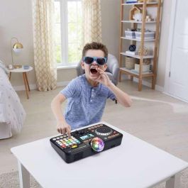 Mesa de mezclas kidi dj mix con luces, sonidos y un disco giratorio para hacer scratch ¡graba tus propias mezclas!23,5x36,5x9,2 cm Mesa de mezclas kidi dj mix con luces, sonidos y un disco giratorio para hacer scratch ¡graba tus propias mezclas!23,5x36,5x9,2 cm