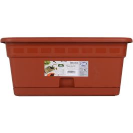 Jardinera con plato Squares 40x20 cm - Dem (12 Unidades) Jardinera con plato Squares 40x20 cm - Dem (12 Unidades)