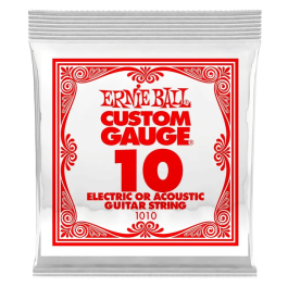 ERNIEBALL Cuerda Eléctrica Slinky Plana 010 Acero al carbono para Guitarra Eléctrica y Acústica Precio: 1.49999949. SKU: B1HRXSLKS6