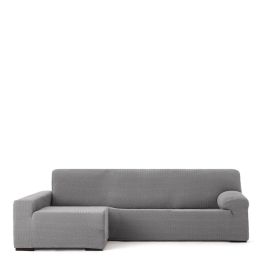 Funda para chaise longue de brazo largo izquierdo Eysa JAZ Gris 180 x 120 x 360 cm