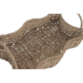 DKD Home Decor Bandeja Balines Seagrass y Metal Natural 25 x 14 x 40 cm Set de 2 Precio: 36.88999963. SKU: B1EPSNCVNV
