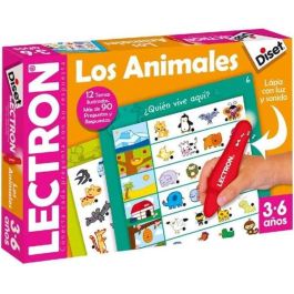 Diset Juego Lectron Lápiz Los Animales para +3 años, con Sonidos y Luces, Incluye Lápiz y Láminas Precio: 14.49999991. SKU: S2414783