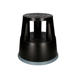 Q-connect Taburete Negro ABS con Ruedas Retráctiles y Dos Niveles, Resistente hasta 150 kg Precio: 67.99000043. SKU: B1KLXZJB7H