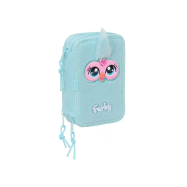 Plumier Triple Furby Azul 12,5 x 19,5 x 5,5 cm 37 Piezas Precio: 27.69000058. SKU: B1FJMLVWTN