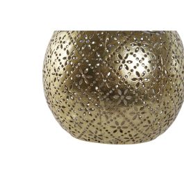 DKD Home Decor Portavela Oriental de Metal y Cristal Dorado 13.5x13.5x11.5 cm DKD Home Decor Portavela Oriental de Metal y Cristal Dorado 13.5x13.5x11.5 cm