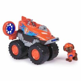 Spin Master SPI778988453377 PAW Patrol Zuma Figura y Vehículo con Ruedas de Rescate