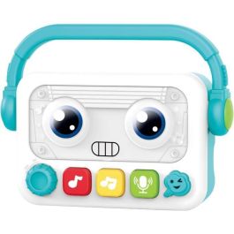 J!Nx JA3301040555268 Walkman Musical y Luminoso JADE 17 cm con Música, Grabación y Deformación de Voz – A partir de 18 Meses