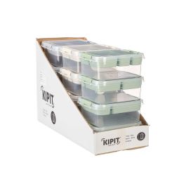 Kipit Caja Multiuso de Plástico Surtidos Colores 26x11x25 cm (12 Unidades)
