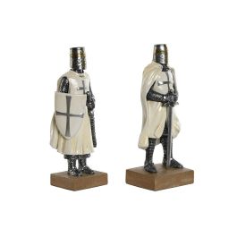 Figura Tradicional DKD Home Decor Blanco Plateado 8 x 25 x 10 cm (2 Unidades) Precio: 25.5899996. SKU: B176VA86TF