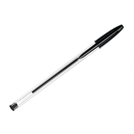 Bic Bolígrafo Cristal Original Tinta Negra Bolsa 5 Unidades Punta Media 1mm Trazo 0.32mm