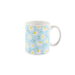 Versa Mug Daisy Blue, 8x9.5x12 cm, Gres (6 Unidades) Precio: 19.49999942. SKU: B198L2S32D